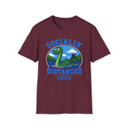 Socially Distanced Loch Ness Monster T-Shirt — Cute Nessie Graphic Tee