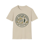 Rare Sighting Society T-Shirt — "Verified" Bigfoot Conservation Badge