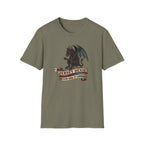 Jersey Devil Graphic T-Shirt — 'Never Saw It Coming' Mythical Creature Tee
