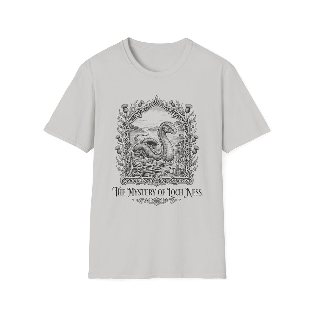 Mystery of Loch Ness T-Shirt — Vintage Loch Ness Monster Etching Illustration
