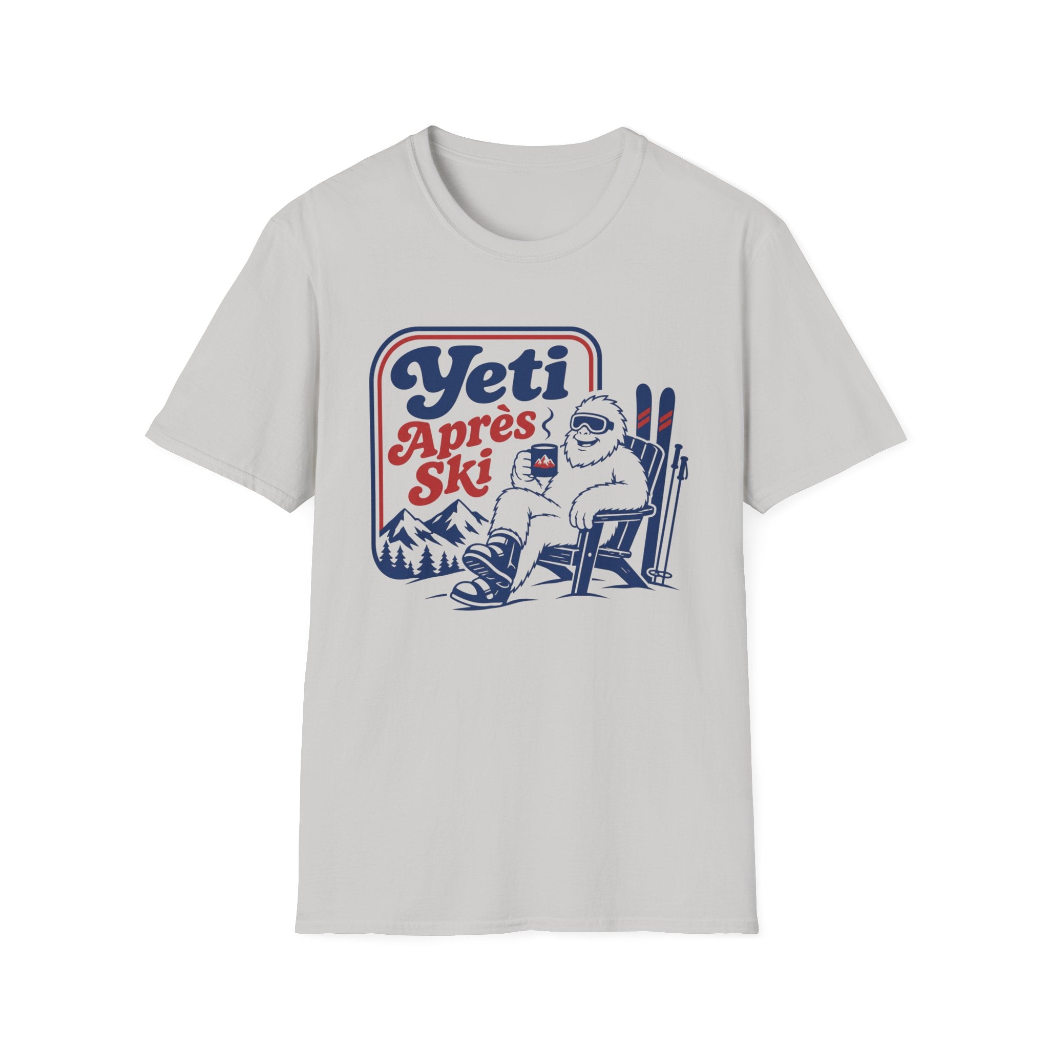 Yeti Après Ski T-Shirt — Funny Skiing Yeti Retro Graphic Tee