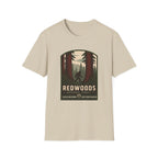 Redwoods National Park Bigfoot T‑Shirt — Vintage Forest Adventure Tee