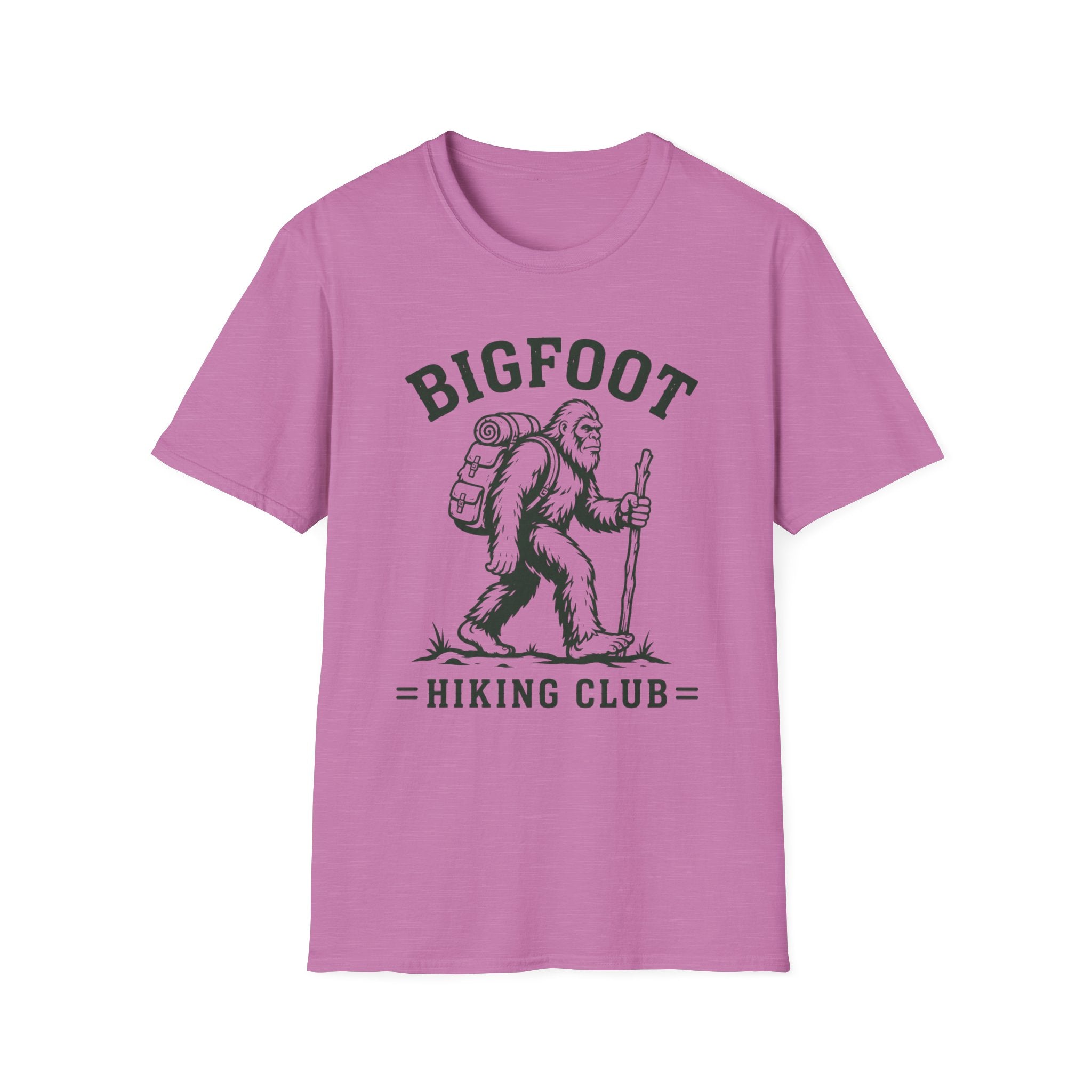 Bigfoot Hiking Club T-Shirt — Vintage Sasquatch Backpacking Tee