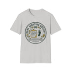 Rare Sighting Society T-Shirt — "Verified" Bigfoot Conservation Badge