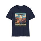 Grand Canyon UFO T-Shirt — Retro Alien Abduction National Parks Poster Tee
