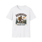 Sasquatch Hiking Club T-Shirt — Retro 70s Bigfoot Outdoor Adventure Tee