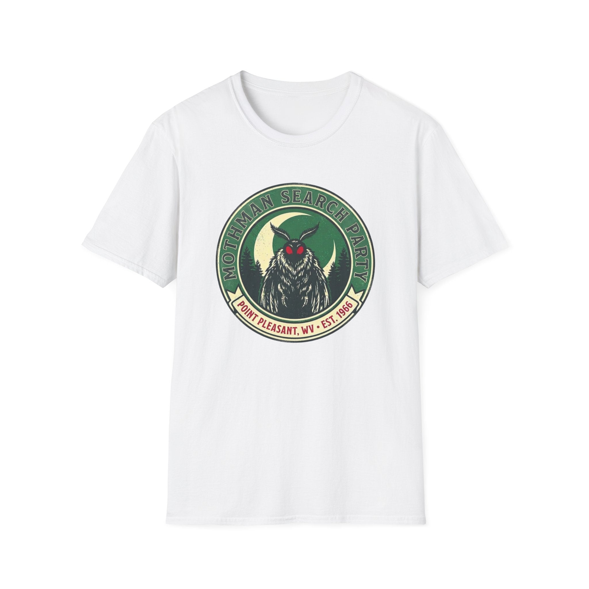 Mothman Search Party T-Shirt — Vintage Cryptid Graphic Tee