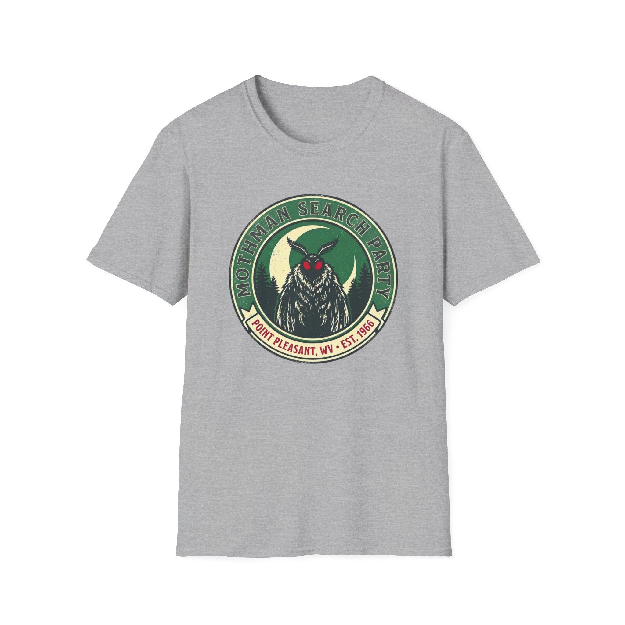 Mothman Search Party T-Shirt — Vintage Cryptid Graphic Tee