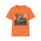 Devils Tower Jackalope T-Shirt — Retro National Monument Tee