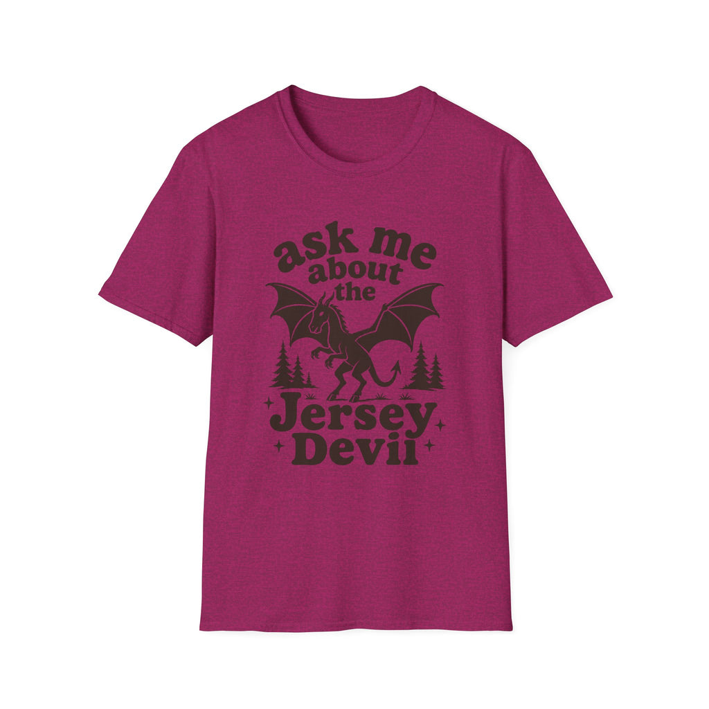 Ask Me About the Jersey Devil T-Shirt — Paranormal Cryptid Graphic Tee