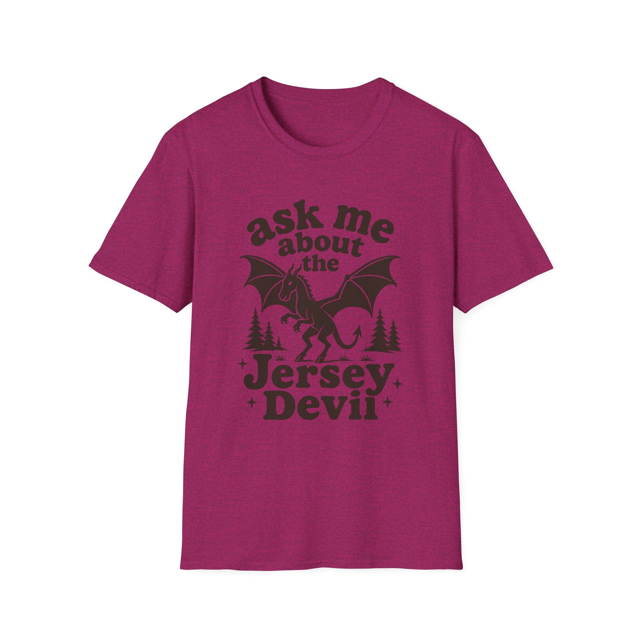Ask Me About the Jersey Devil T-Shirt — Paranormal Cryptid Graphic Tee