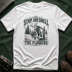 Gothic Wendigo Stop and Smell The Flowers T-Shirt — Vintage Forest Graphic