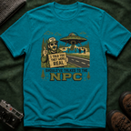 Alien Abduction T‑Shirt — “I Told You They Were Real” NPC Vintage 8-Bit Graphic Tee