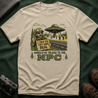 Alien Abduction T‑Shirt — “I Told You They Were Real” NPC Vintage 8-Bit Graphic Tee