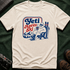 Yeti Après Ski T-Shirt — Funny Skiing Yeti Retro Graphic Tee