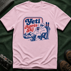 Yeti Après Ski T-Shirt — Funny Skiing Yeti Retro Graphic Tee