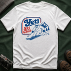 Yeti Ski Club T‑Shirt — Vintage Mountain Skiing Graphic Tee