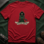 Flatwoods Monster T-Shirt — Vintage Cryptid Alien Graphic Tee American Traditional Tattoo Style
