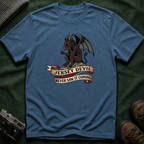 Jersey Devil Graphic T-Shirt — 'Never Saw It Coming' Mythical Creature Tee