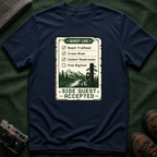 Bigfoot Retro Gaming T-Shirt — 'Quest Log: Side Quest Accepted' Hiking Adventure Graphic Tee