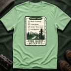 Bigfoot Retro Gaming T-Shirt — 'Quest Log: Side Quest Accepted' Hiking Adventure Graphic Tee