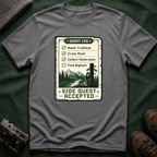 Bigfoot Retro Gaming T-Shirt — 'Quest Log: Side Quest Accepted' Hiking Adventure Graphic Tee