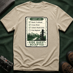 Bigfoot Retro Gaming T-Shirt — 'Quest Log: Side Quest Accepted' Hiking Adventure Graphic Tee