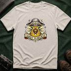 Alien Abduction T-Shirt — "I Want to Believe" Vintage UFO Tee American Traditional Tattoo