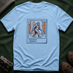 Bigfoot Polaroid T‑Shirt — Sasquatch Retro 70s Forest Graphic Tee