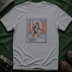 Bigfoot Polaroid T‑Shirt — Sasquatch Retro 70s Forest Graphic Tee