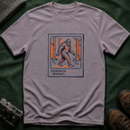 Bigfoot Polaroid T‑Shirt — Sasquatch Retro 70s Forest Graphic Tee
