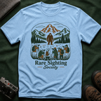 Rare Sighting Society T-Shirt — Sasquatch Mountain Camping Graphic Tee