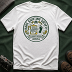 Rare Sighting Society T-Shirt — "Verified" Bigfoot Conservation Badge