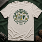 Rare Sighting Society T-Shirt — "Verified" Bigfoot Conservation Badge