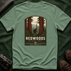 Redwoods National Park Bigfoot T‑Shirt — Vintage Forest Adventure Tee