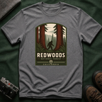 Redwoods National Park Bigfoot T‑Shirt — Vintage Forest Adventure Tee