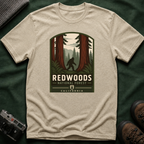 Redwoods National Park Bigfoot T‑Shirt — Vintage Forest Adventure Tee