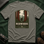 Redwoods National Park Bigfoot T‑Shirt — Vintage Forest Adventure Tee