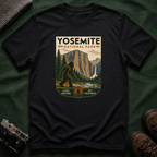 Yosemite Bigfoot National Park Graphic T-Shirt — Vintage El Capitan Nature Tee