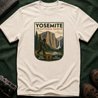 Yosemite Bigfoot National Park Graphic T-Shirt — Vintage El Capitan Nature Tee