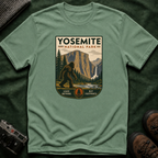 Yosemite Bigfoot National Park Graphic T-Shirt — Vintage El Capitan Nature Tee