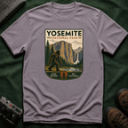 Yosemite Bigfoot National Park Graphic T-Shirt — Vintage El Capitan Nature Tee