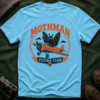 Mothman Flying Club T‑Shirt - Retro 70s Airplane Aviation Tee