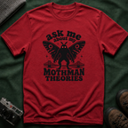 Ask Me About My Mothman Theories T-Shirt - Retro 70s