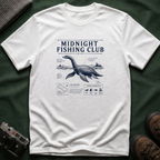 Midnight Fishing Club T-Shirt — Vintage Loch Ness Nautical Angler Tee