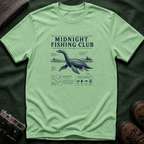 Midnight Fishing Club T-Shirt — Vintage Loch Ness Nautical Angler Tee