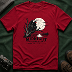 Midnight Fishing Club T-Shirt — Gothic Mothman Moon Graphic Tee