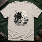 Midnight Fishing Club T-Shirt — Gothic Mothman Moon Graphic Tee