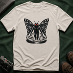 Mothman Graphic Tee — Red-Eyed Cryptid Mothman T-Shirt