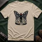 Mothman Graphic Tee — Red-Eyed Cryptid Mothman T-Shirt